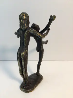 Astrid Veldhuyzen-Koppen - Sculptuur “ Beweging in emotie “. Zeldzaam kopen? Bied vanaf 1!