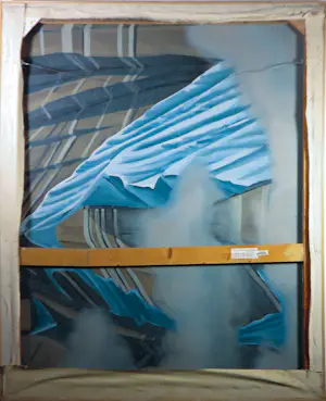 Joris van der Horst - Olieverf op doek, Irrigatiesluisje - Ingelijst (Zeer groot) kopen? Bied vanaf 200!