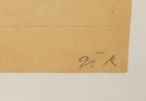 Boudewijn Korber - Gemengde techniek op papier, Le jardin de daubigny I kopen? Bied vanaf 1!