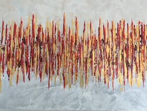 John Foppen - Rapsody In Red ...... # K05 . XL. GROOT. kopen? Bied vanaf 169!