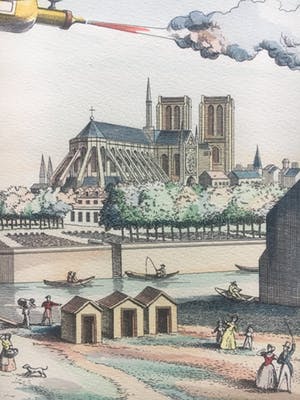 Carle Vernet - neue erfindung - Dampfmaschinen Pferd kopen? Bied vanaf 50!