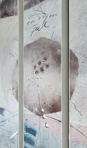 Frank Lengvenius - Drieluik: Acryl op doek, 'One day' (Zeer groot) kopen? Bied vanaf 195!