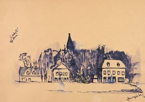 Joe Wols - Lot van vier tekeningen, Zonder titel kopen? Bied vanaf 1!