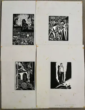 Frans Masereel - 15 houtsneden kopen? Bied vanaf 1!