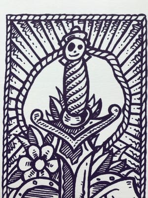 Henk Schiffmacher - Tattoo zeefdruk, Love, gesigneerd kopen? Bied vanaf 1!