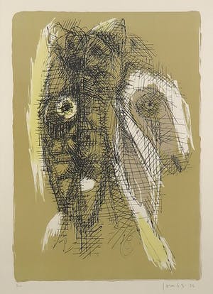 Asger Jorn - Litho, Silkeborg Suit 1953-1970 - Ingelijst kopen? Bied vanaf 1!