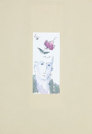 Leon Savelsberg - Aquarel op papier, Zonder titel kopen? Bied vanaf 1!