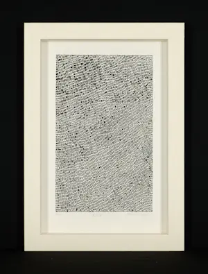 Jan Schoonhoven - Siebdruck "XXIV" - minimalistisches Meisterwerk - hochwertig gerahmt kopen? Bied vanaf 1190!