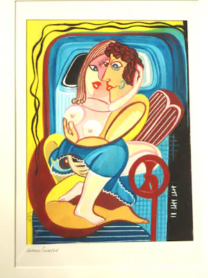 Tejo Remy - Olieverf - Avond[t]uurtje kopen? Bied vanaf 115!