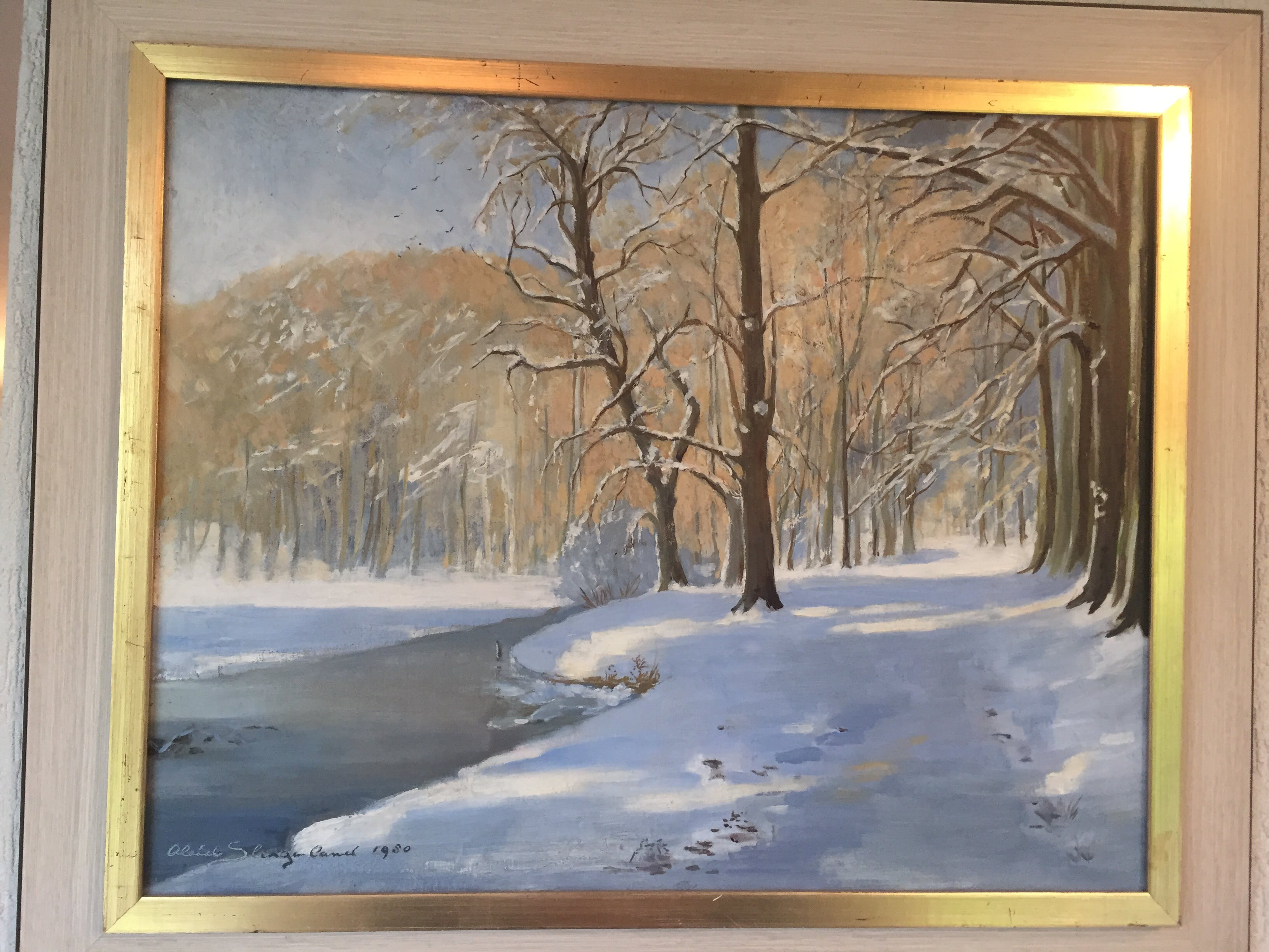 Aleid Slingerland - Sneeuwlandschap verkocht voor € 50!