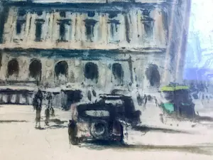 Marcel Julien Baron - Paris - aquatint in lijst kopen? Bied vanaf 79!