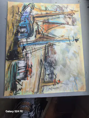 Georges Berger - Peinture des bateaux de pêche dans le port de Honfleur kopen? Bied vanaf 90!