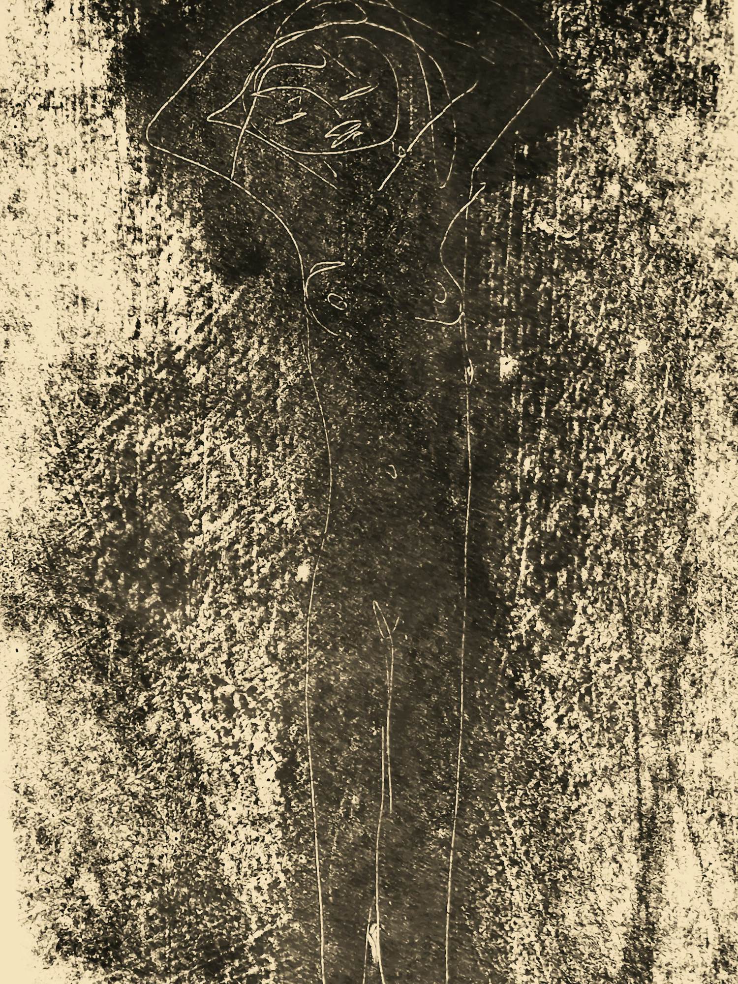 Theo Dobbelman - Unieke E.A. Litho "la Fenetre IV" - gesigneerd - originele lijst verkocht voor € 39!