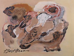 Bert Braam - Acryl op paneel, Abstracte compositie - Ingelijst kopen? Bied vanaf 50!