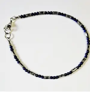 Nieuwe zilveren Armband van lapis lazuli 925 zilver kopen? Bied vanaf 75!