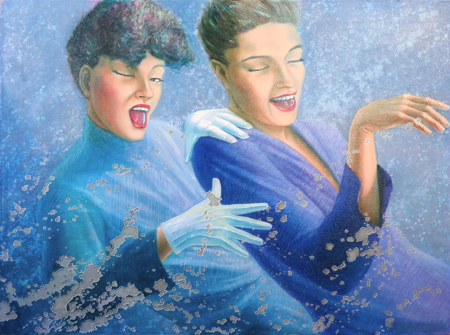 Els Rensink - Gemengde techniek op doek, Na ons de zondvloed III kopen? Bied vanaf 1!