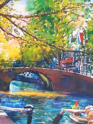 Elena Polyakova - Elena Polyakova - Een gracht in Amsterdam kopen? Bied vanaf 55!