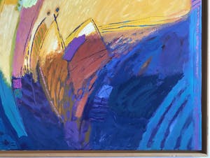 Ahmad Baldin - Indiaans Geel (groot werk) kopen? Bied vanaf 295!