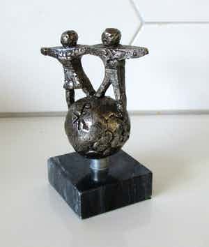 Jaap Hartman - Bronzen Beeld "Pax Christi" verkocht voor € 25!