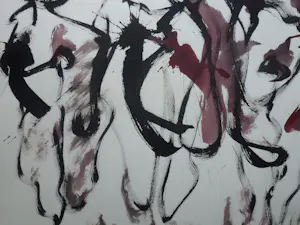 Anton Heyboer - Four women . Krachtige sierlijke schildering . kopen? Bied vanaf 500!