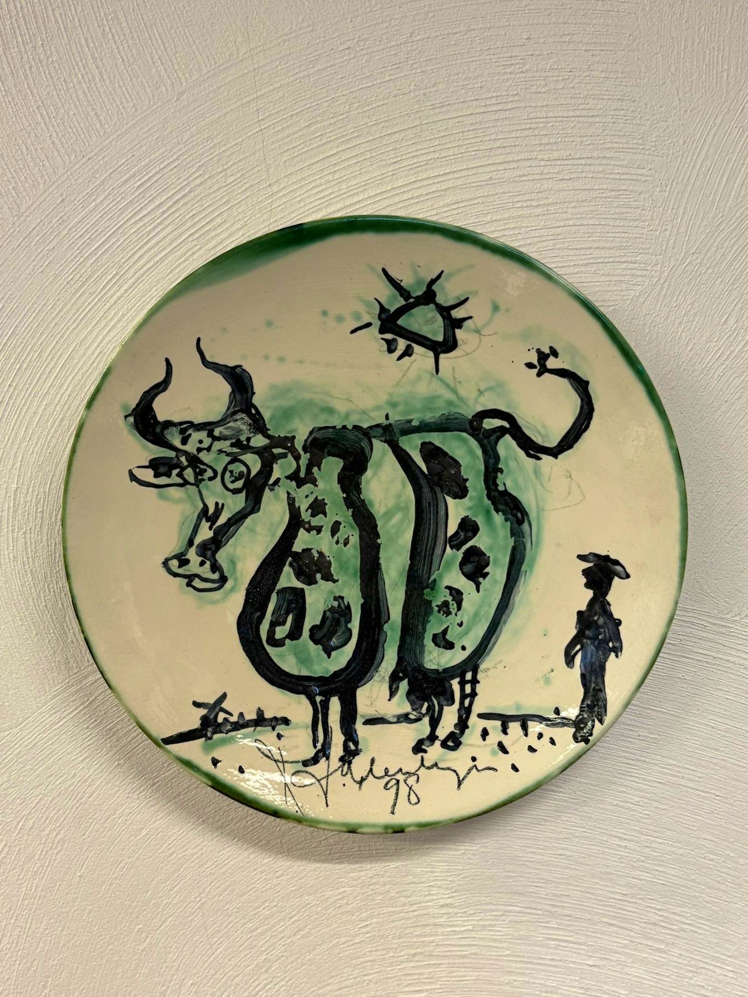 Kees Salentijn - sculptuur, Toro Viejo - 29 cm - Keramiek - 1998 kopen? Bied vanaf 300!