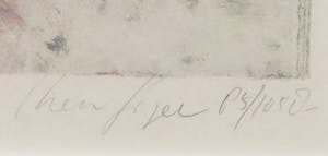 Thea Figee - Monotype, Zonder Titel - Ingelijst kopen? Bied vanaf 1!