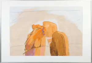 Aart Roos - Gemengde techniek op papier, Zonder titel - Ingelijst kaufen? Bieten Sie von 1!