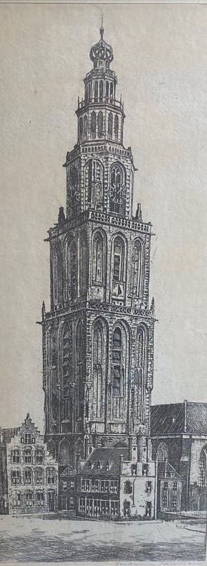 Marius Johannes Janssen - C5162-3, Martinitoren te Groningen kopen? Bied vanaf 50!