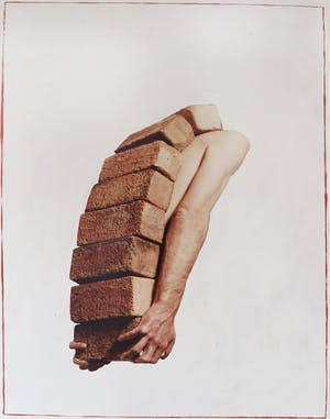 Dominique Pelletey - Foto op dibond, De bouwer - Ingelijst (Zeer groot) kopen? Bied vanaf 100!