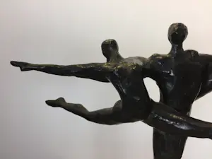 Corry Ammerlaan - Bronzen sculptuur | 'Balans' (ZEER GROOT, UNIEK WERK) kopen? Bied vanaf 300!