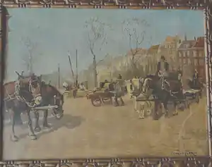 Buy Toon van Ooyen - Paardenmarkt in Rotterdam? Bid from 250!