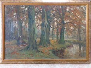 Kees Terlouw - BOSZICHT MET VROUW kopen? Bied vanaf 185!