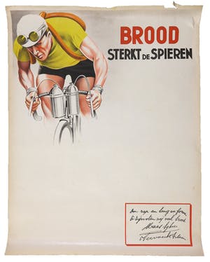 Curiosa - Affiche, Brood sterkt de spieren kopen? Bied vanaf 1!