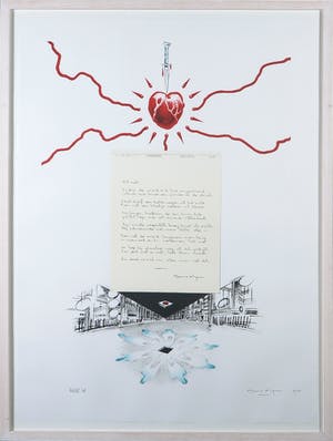 Peter Pontiac - Litho, Menno Wigman - Ingelijst kopen? Bied vanaf 50!