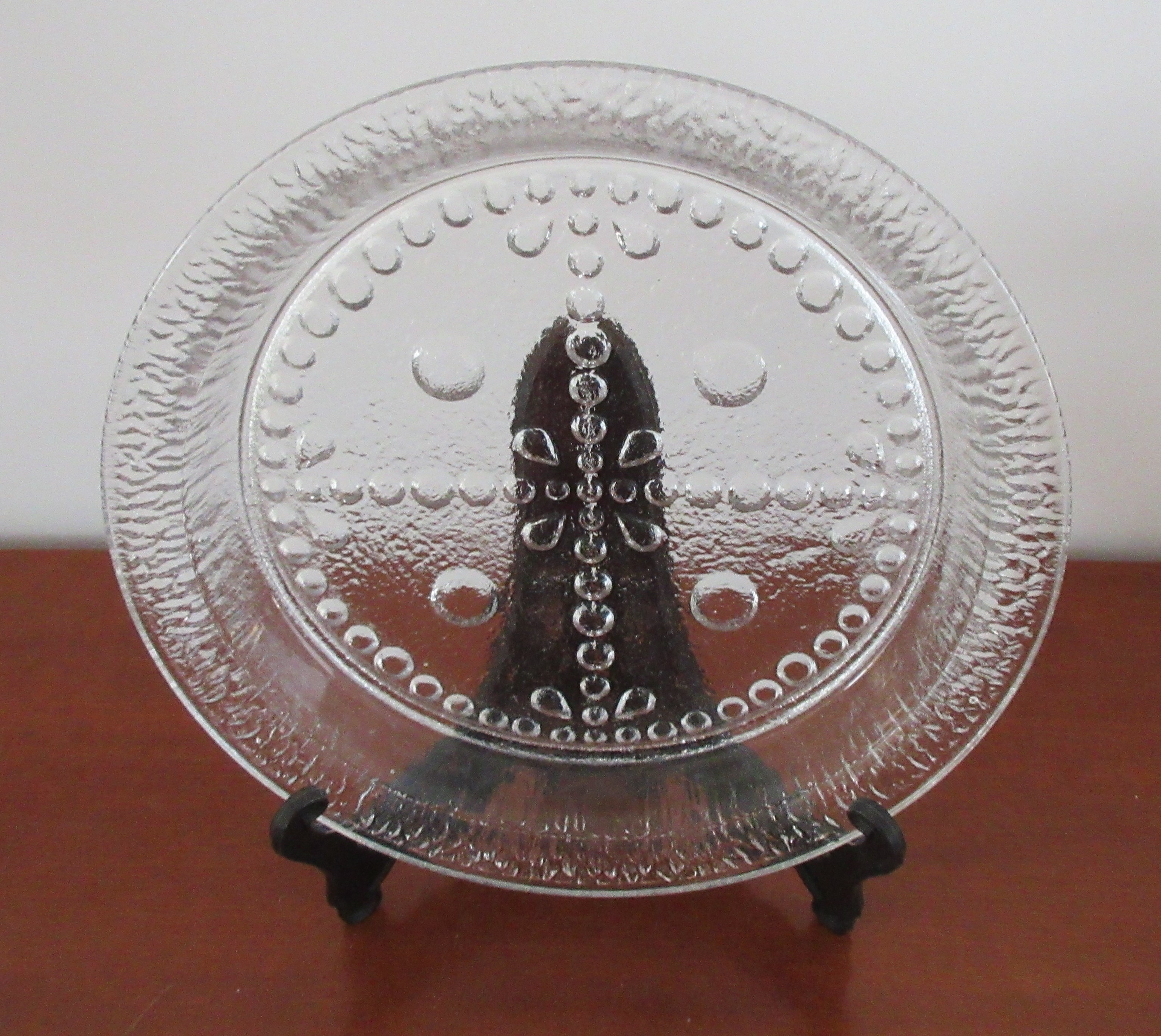 Niet of onleesbaar gesigneerd - Scandinavisch vintage blankglazen schaal kopen? Bied vanaf 1!