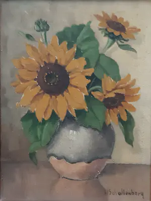 Huibert Schallenberg - Zonnen bloemen in vaas kopen? Bied vanaf 79!