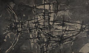 Frans van der Heide - Compositie - 1963 - gewassen inkt op papier - BKR Rotterdam kopen? Bied vanaf 20!