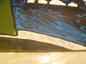 Corneille - laatste kans -zeer mooie zeefdruk in kleine oplage 47/50 kopen? Bied vanaf 230!