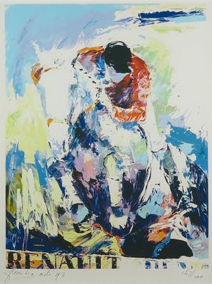 Frank Gude - Litho, Jumping - Ingelijst kopen? Bied vanaf 1!