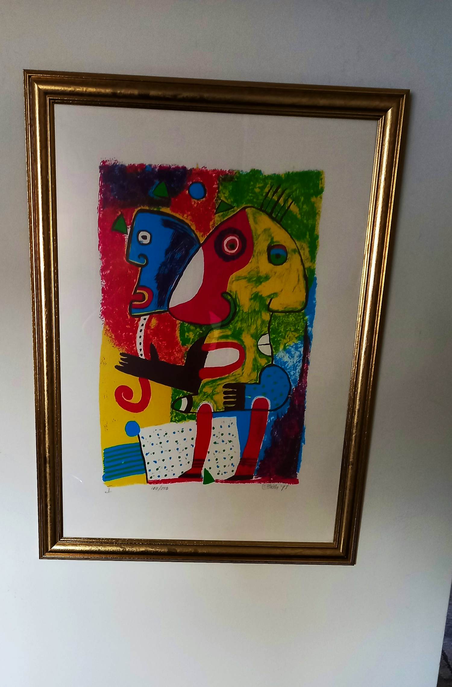 Clemens Briels - Kleurenzeefdruk, mooi gelijst kopen? Bied vanaf 155!