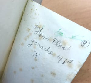 Henri Plaat - Gouache, A kopen? Bied vanaf 40!