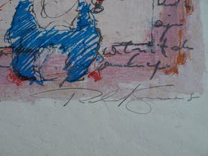 Richard Smeets - Zeefdruk , “Aan tafel” kopen? Bied vanaf 1!