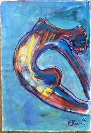 Erwin de Vries - Lady in blue verkocht voor € 450!