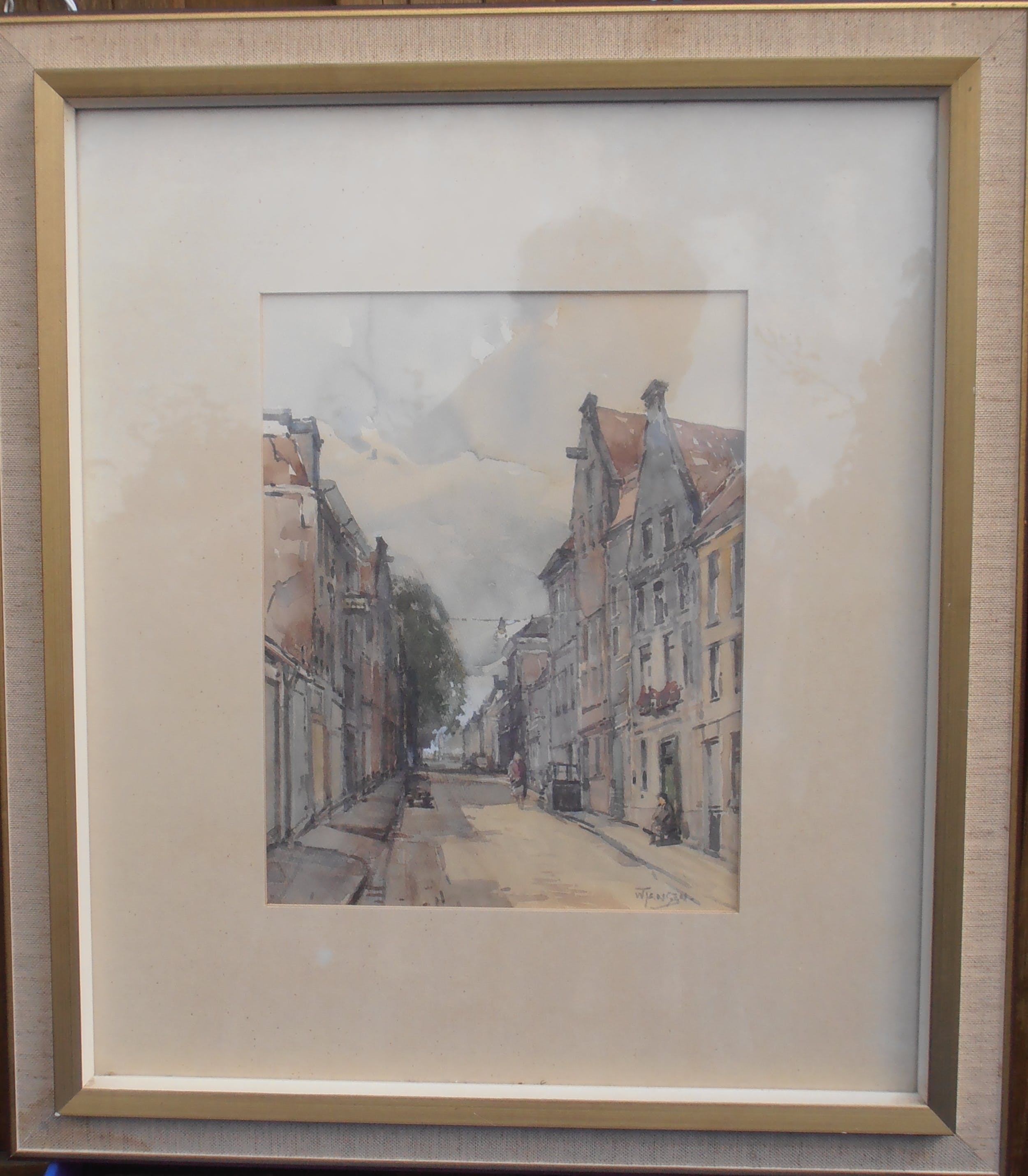 Willem Jansen - Inkijk hoge Nieuwstraat te Dordrecht kopen? Bied vanaf 88!