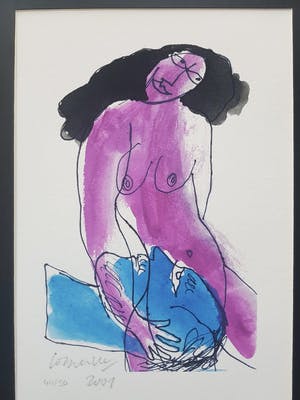 Corneille - Corneille - 1922-2010 litho naakt in lijst handgesigneerd,genummerd en gedateerd kopen? Bied vanaf 150!