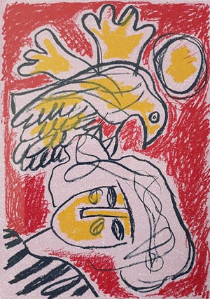 Corneille - Allegro, zeefdruk (mooi ingelijst) kopen? Bied vanaf 1!