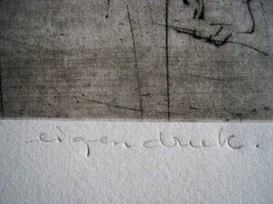 Frits van Eeden - Bijzondere 1e stadium 1/3 Ets "Mannelijke naakten" gesigneerd 1981 kopen? Bied vanaf 10!