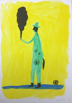 Henk Visch - Zonder Titel - Kleurenlitho - 1999 - Zeer goed kopen? Bied vanaf 100!