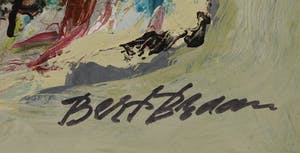 Bert Braam - Acryl op doek, Bloemstuk kopen? Bied vanaf 1!