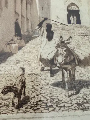 Tjeerd Bottema - Oosterse scene Proefdruk kopen? Bied vanaf 50!